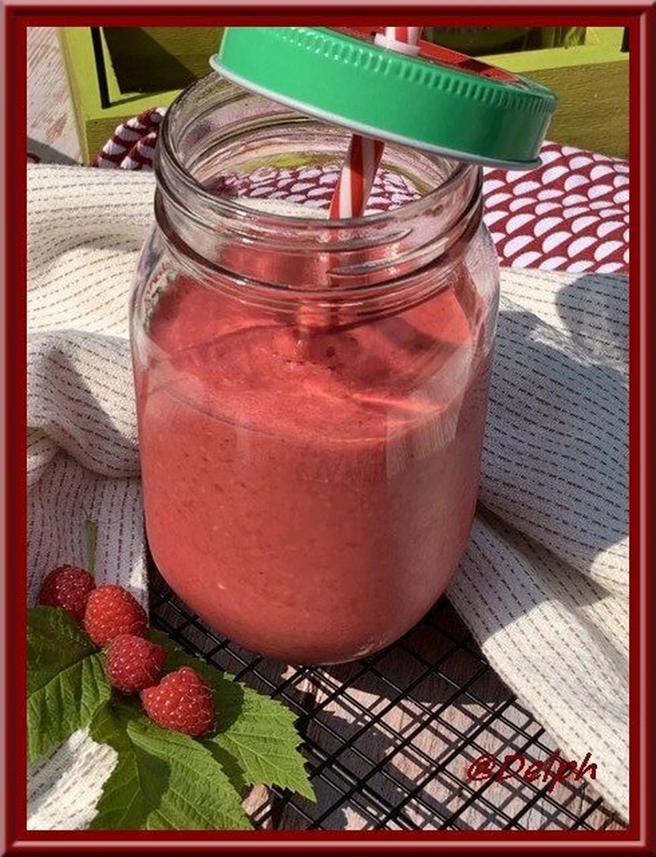 Lassi à la framboise