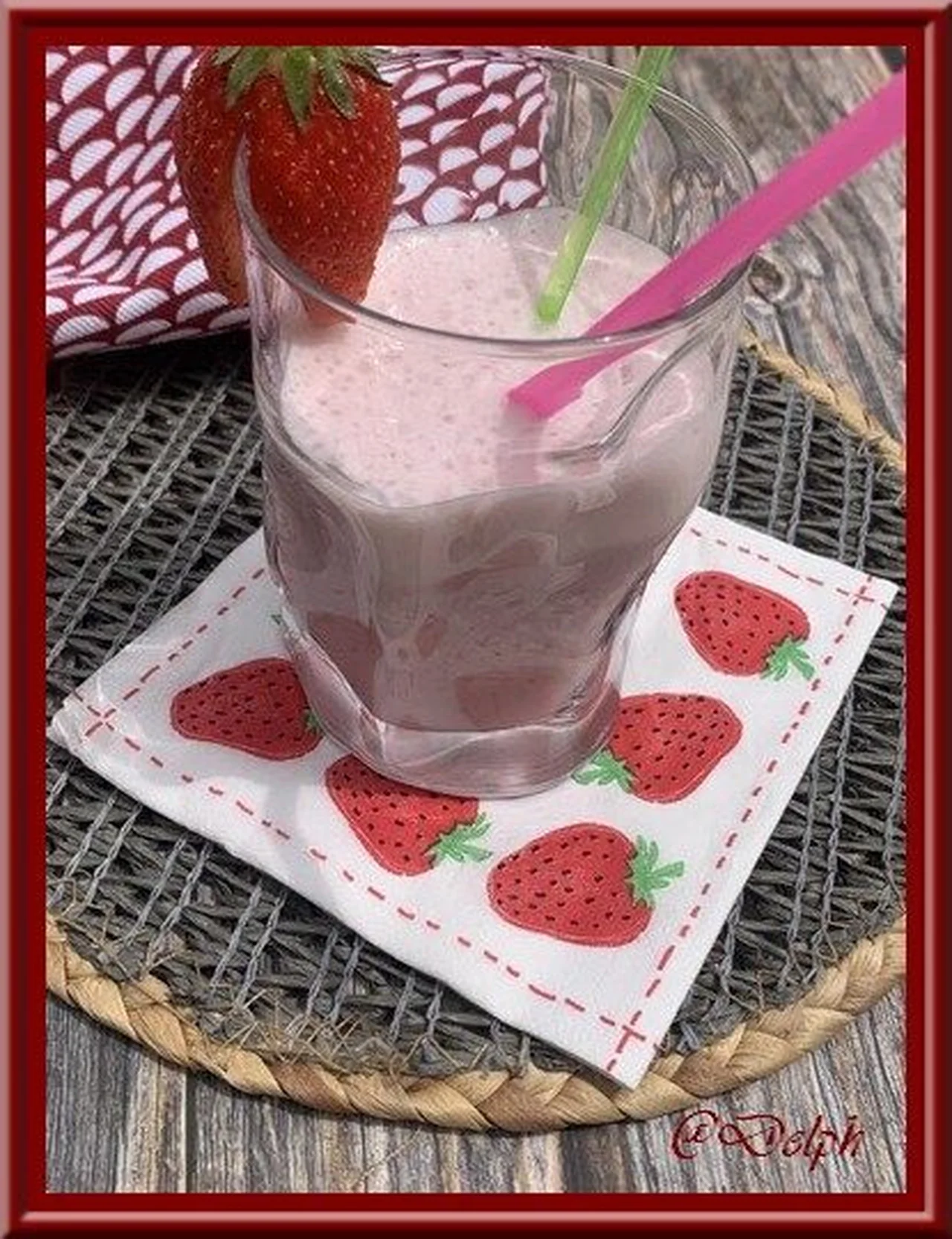 Milkshake à la fraise