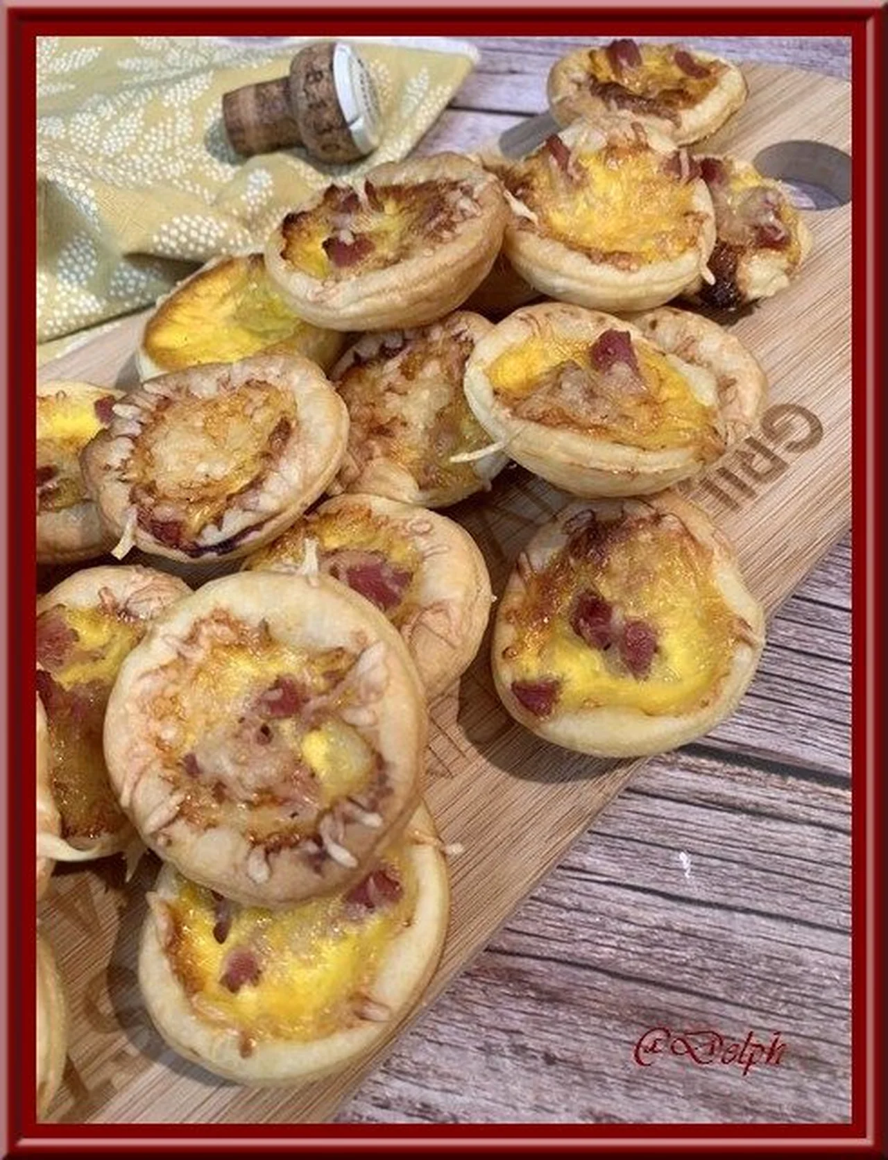 Mini-quiches au bacon