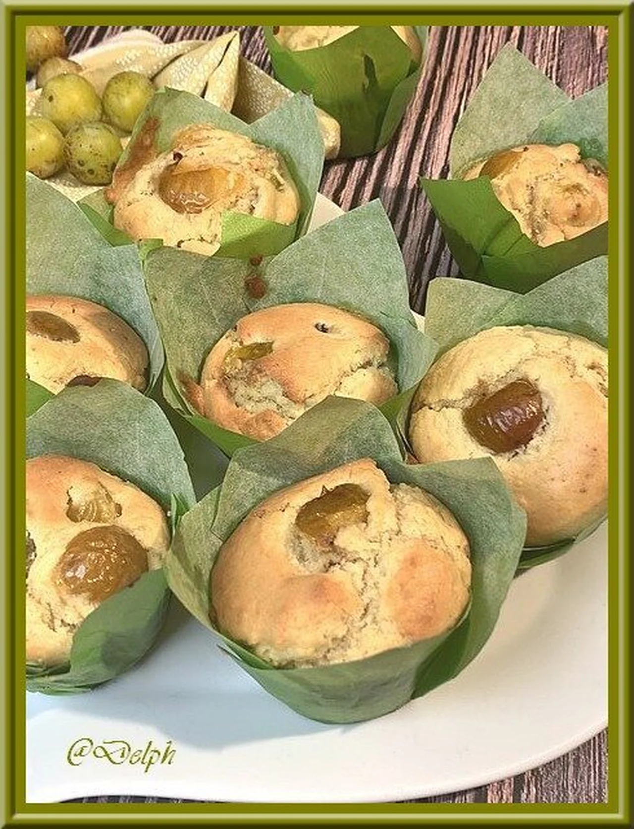 Muffins aux mirabelles et amande