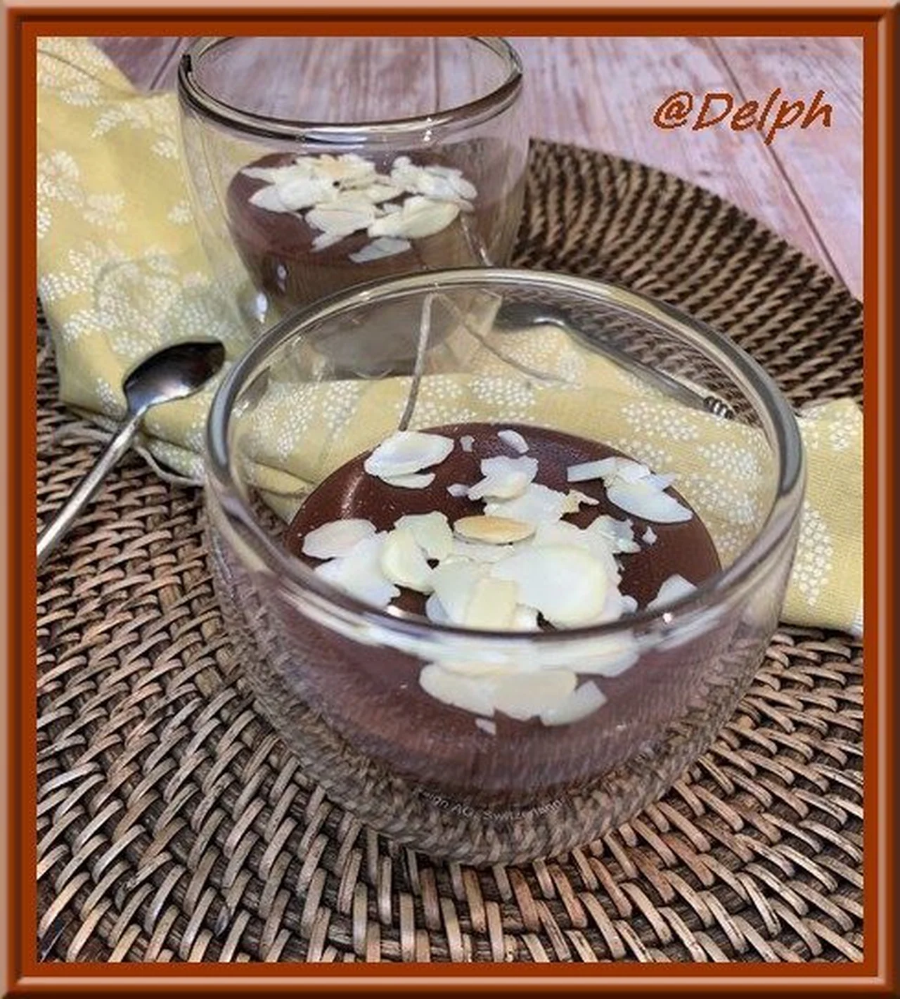 Panna cotta au chocolat IG bas