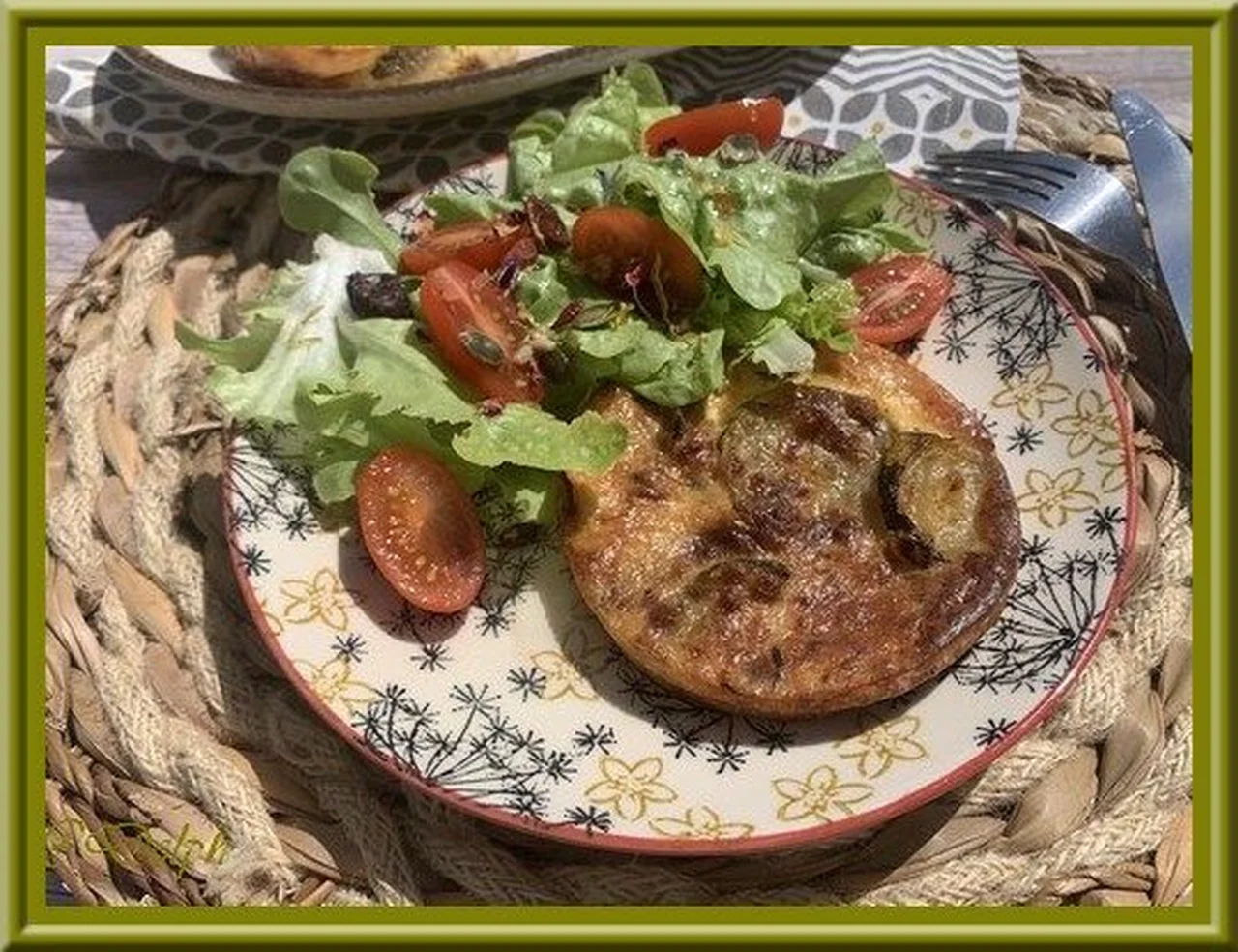 Petits flans de courgette au parmesan