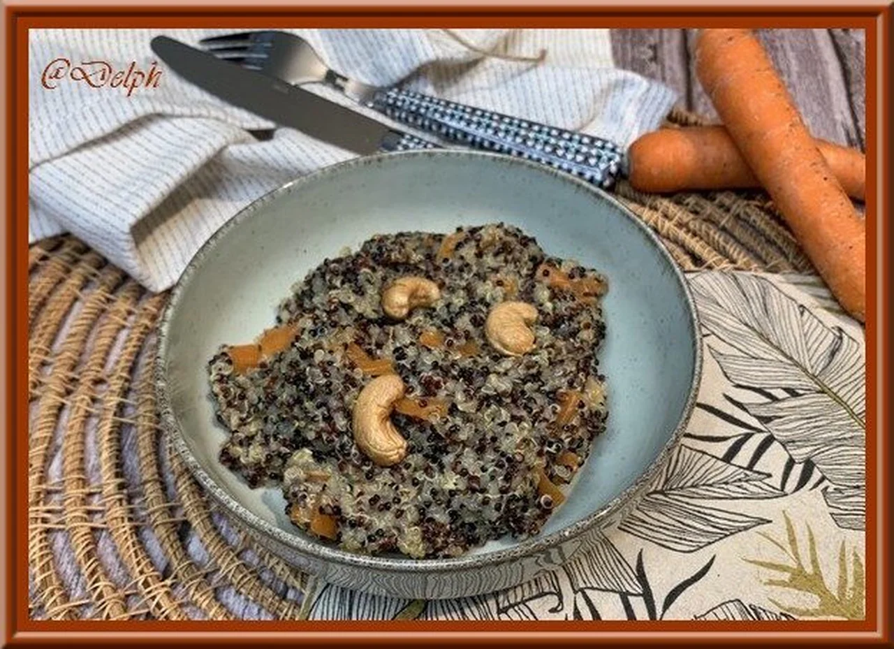 Quinoa aux carottes et cumin