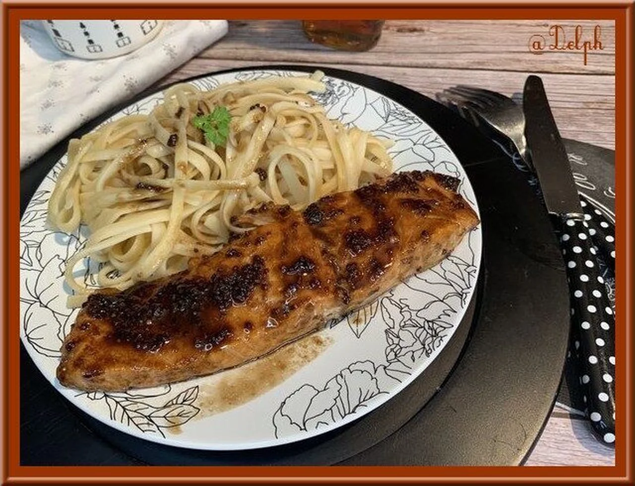 Saumon mariné au sirop d'érable