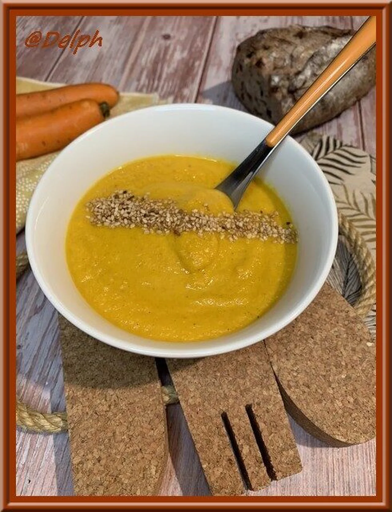 Soupe de carottes au curry