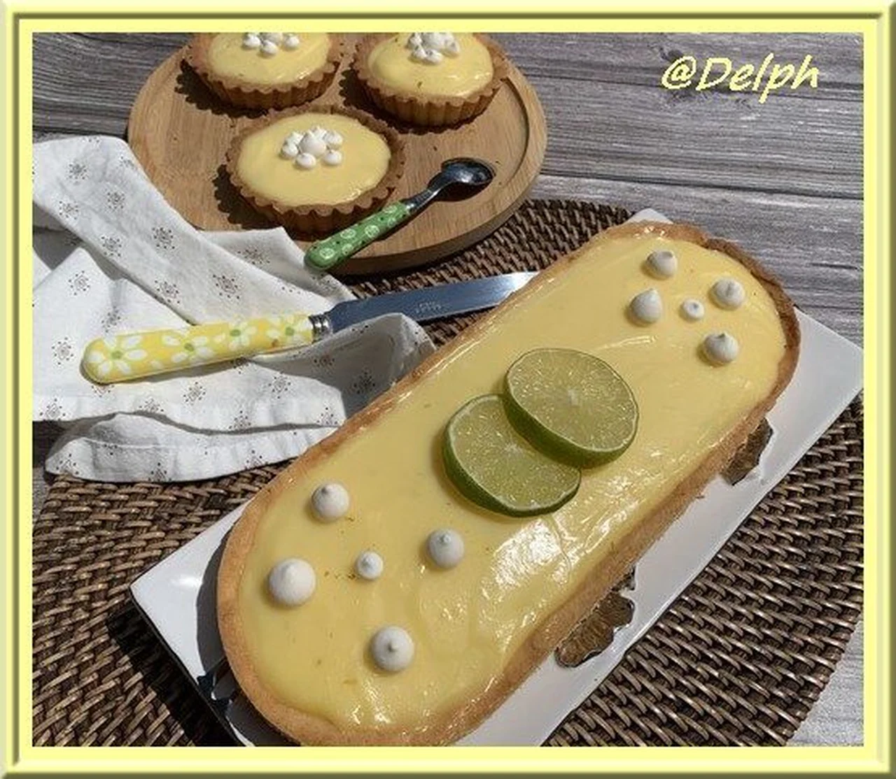 Tarte au citron vert