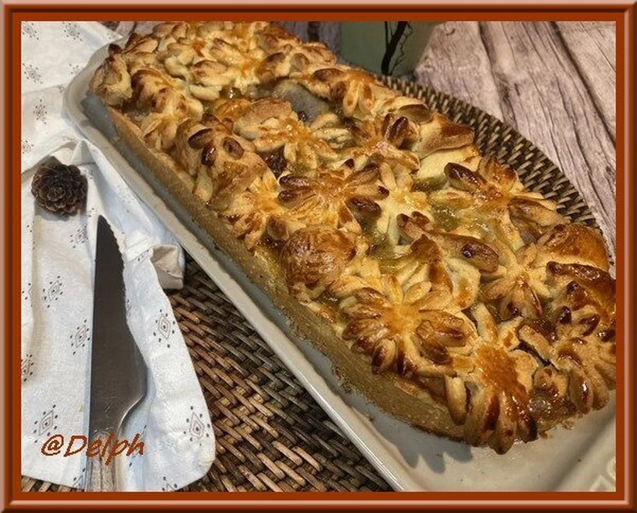 Tarte poires et amande