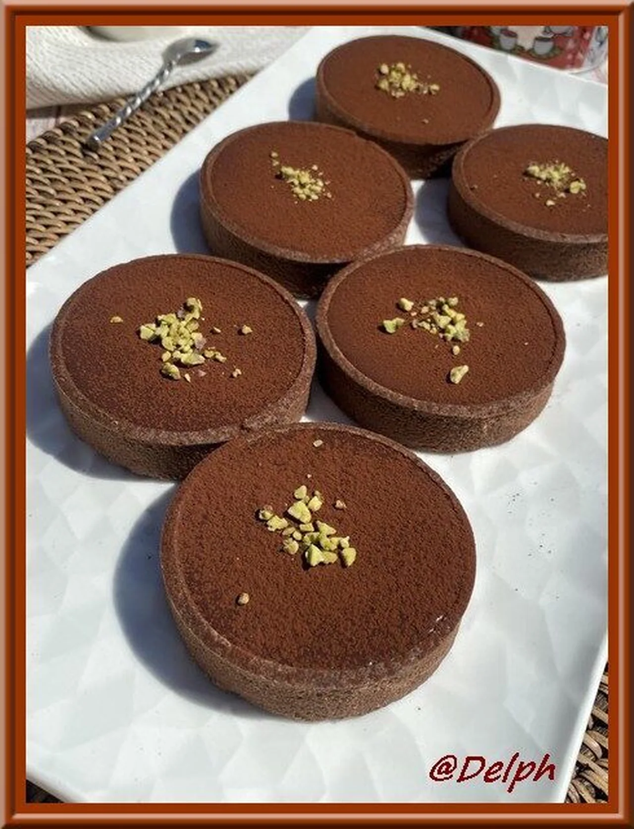 Tartelettes ganache chocolat et thé