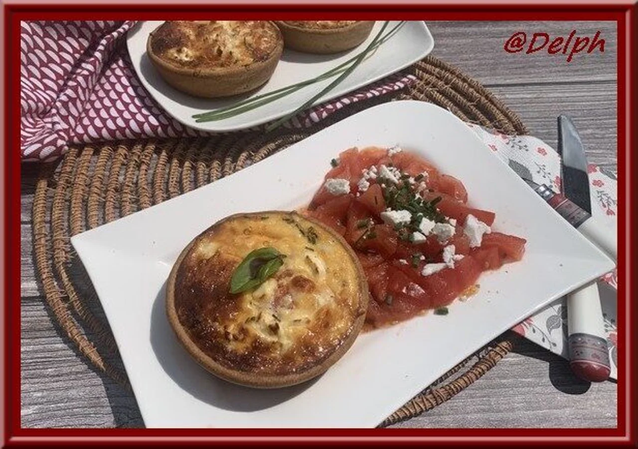 Tartelettes tomates mozza feta
