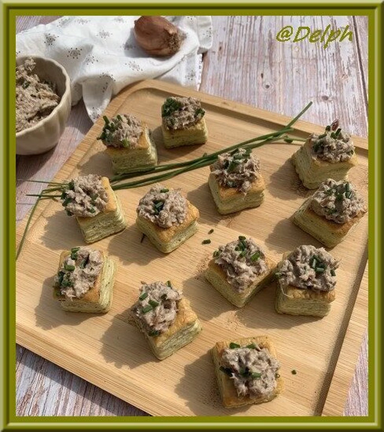 Tartinade de sardine à l'échalote