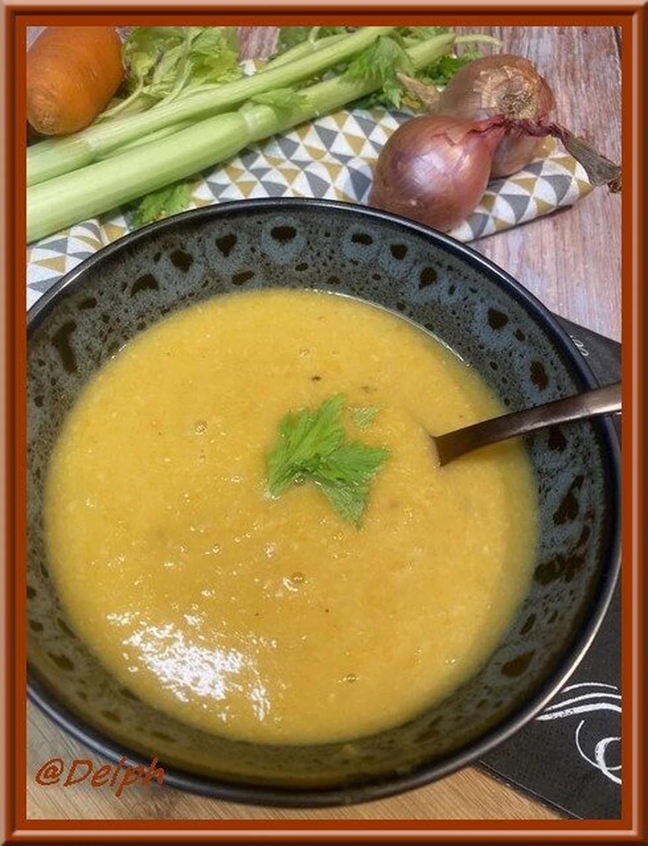 Velouté de pois chiches et carottes