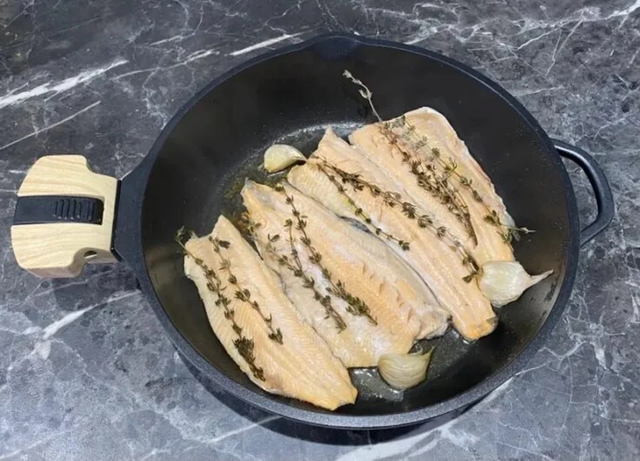 Filets de truites au thym et citron