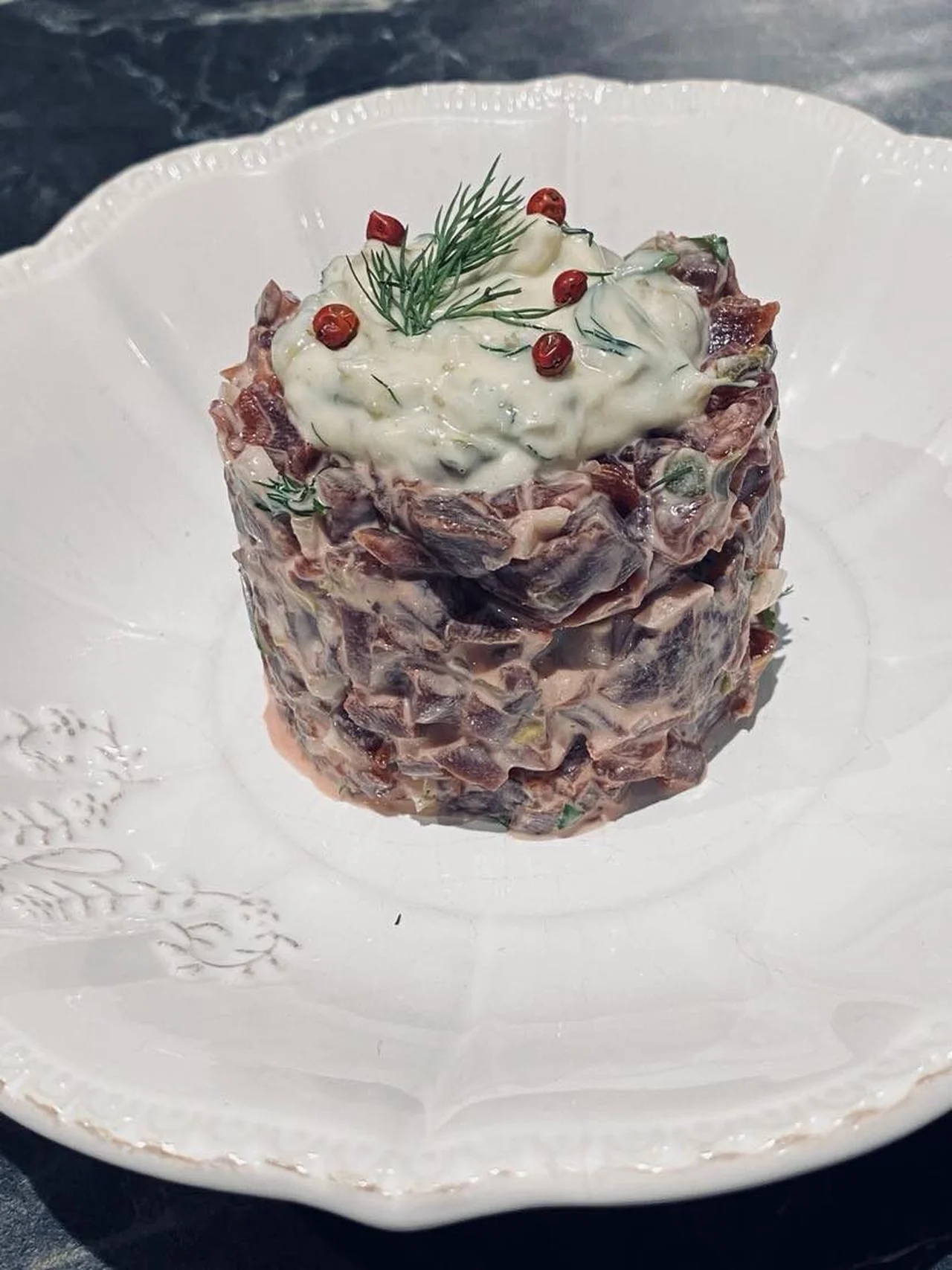 Tartare de betteraves rouges