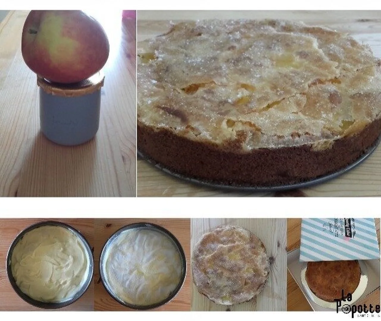 Gâteau aux pommes et sa croûte croquante