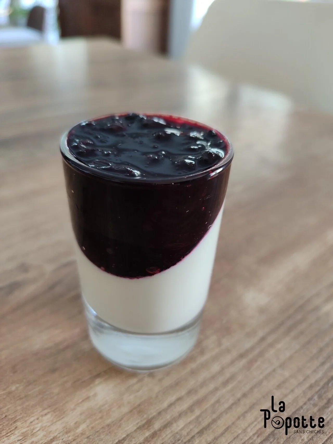 Panna Cotta aux myrtilles