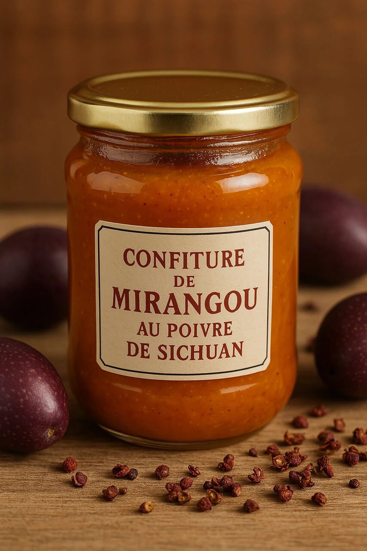 Confiture de mirangou au poivre de Sichuan