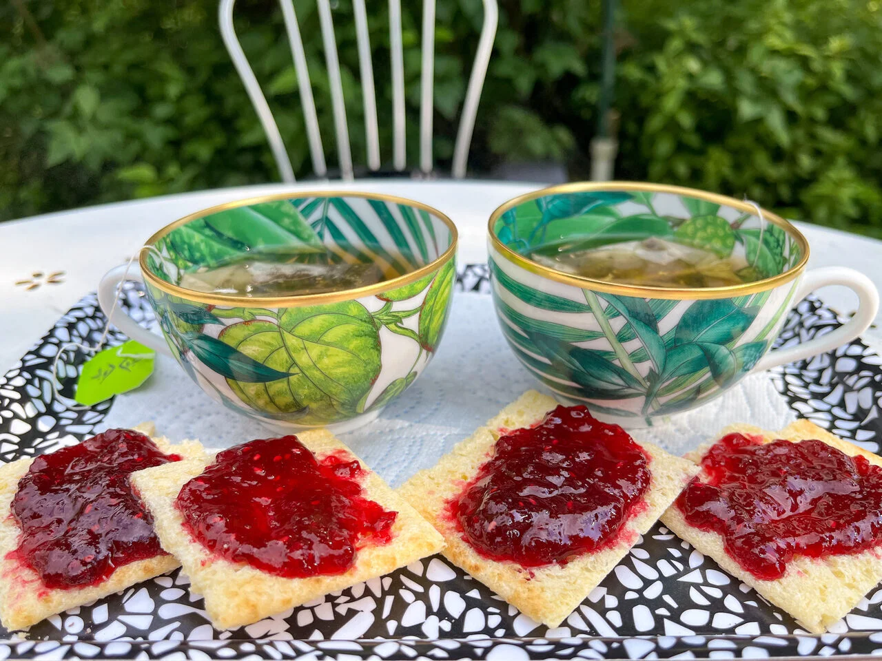 Confiture myrtilles framboises