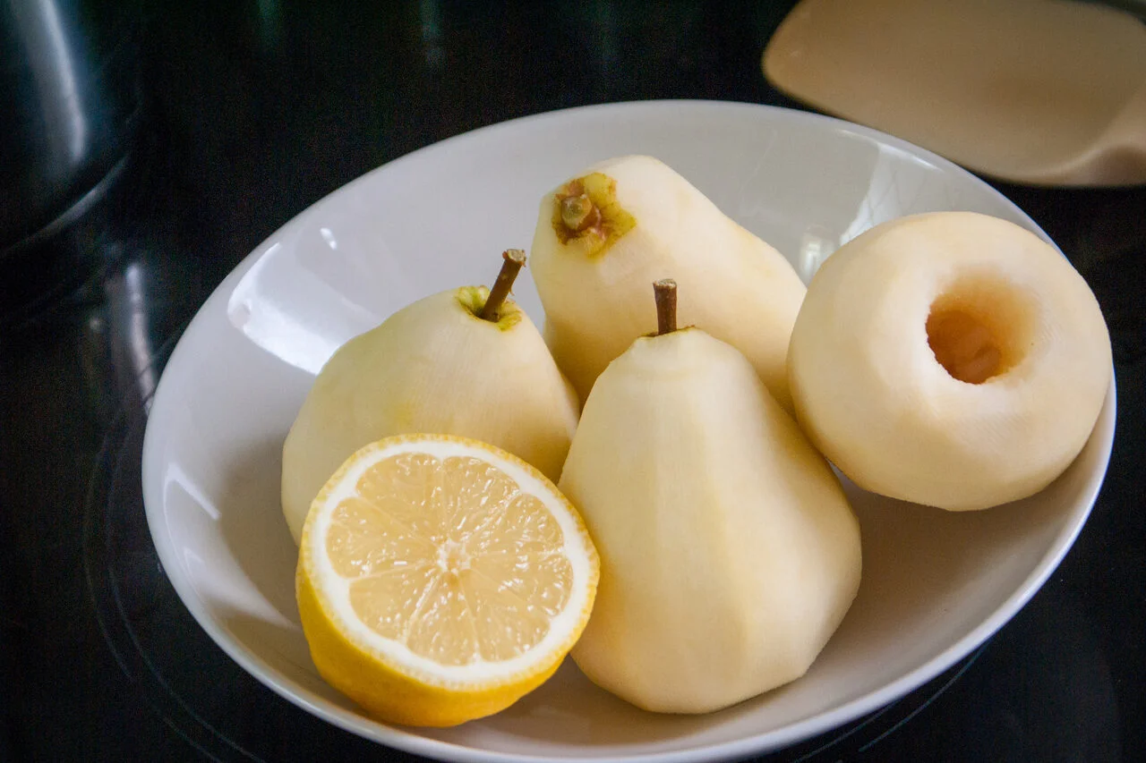 Poires au sirop