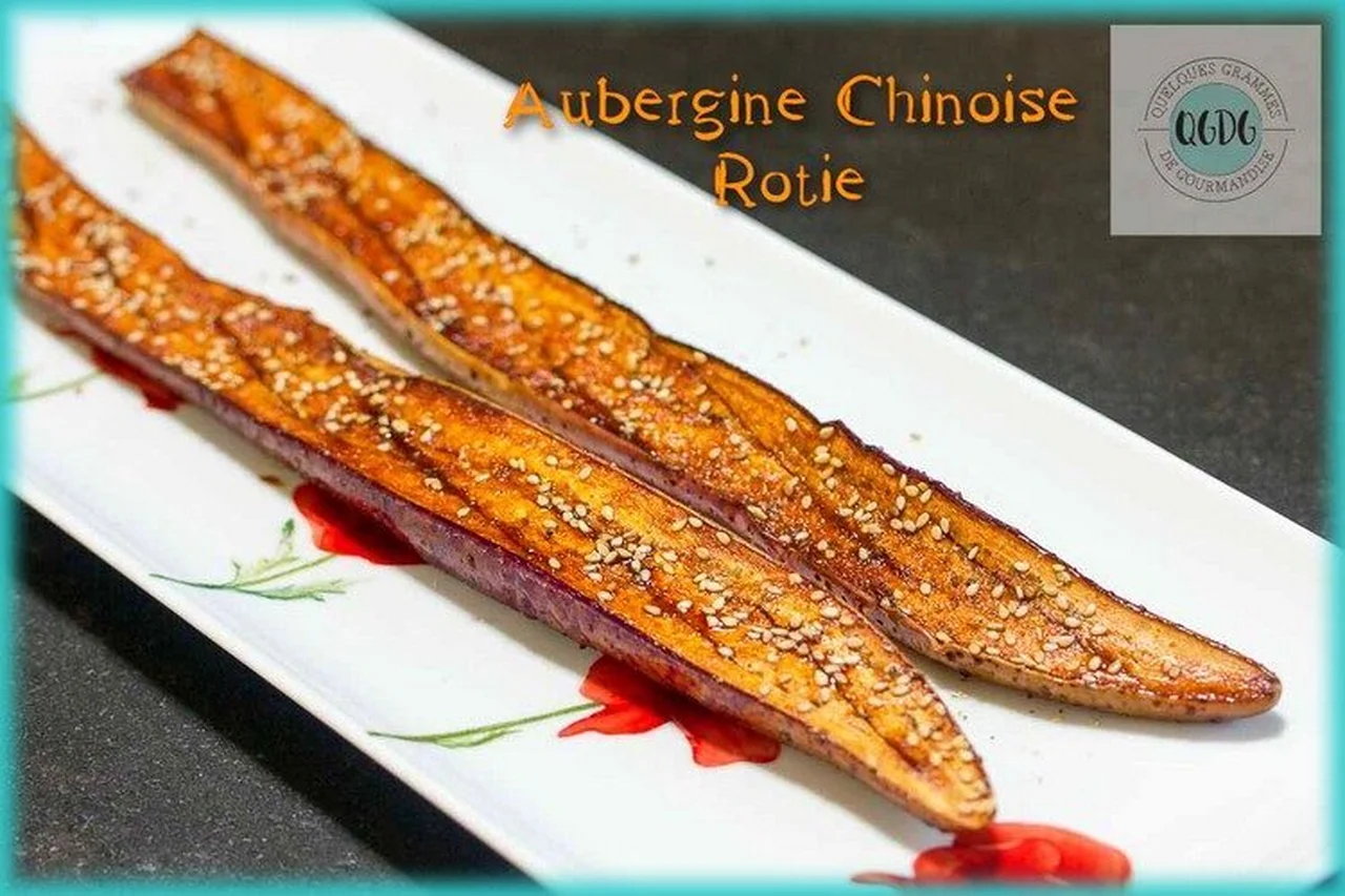 Aubergine chinoise rôtie
