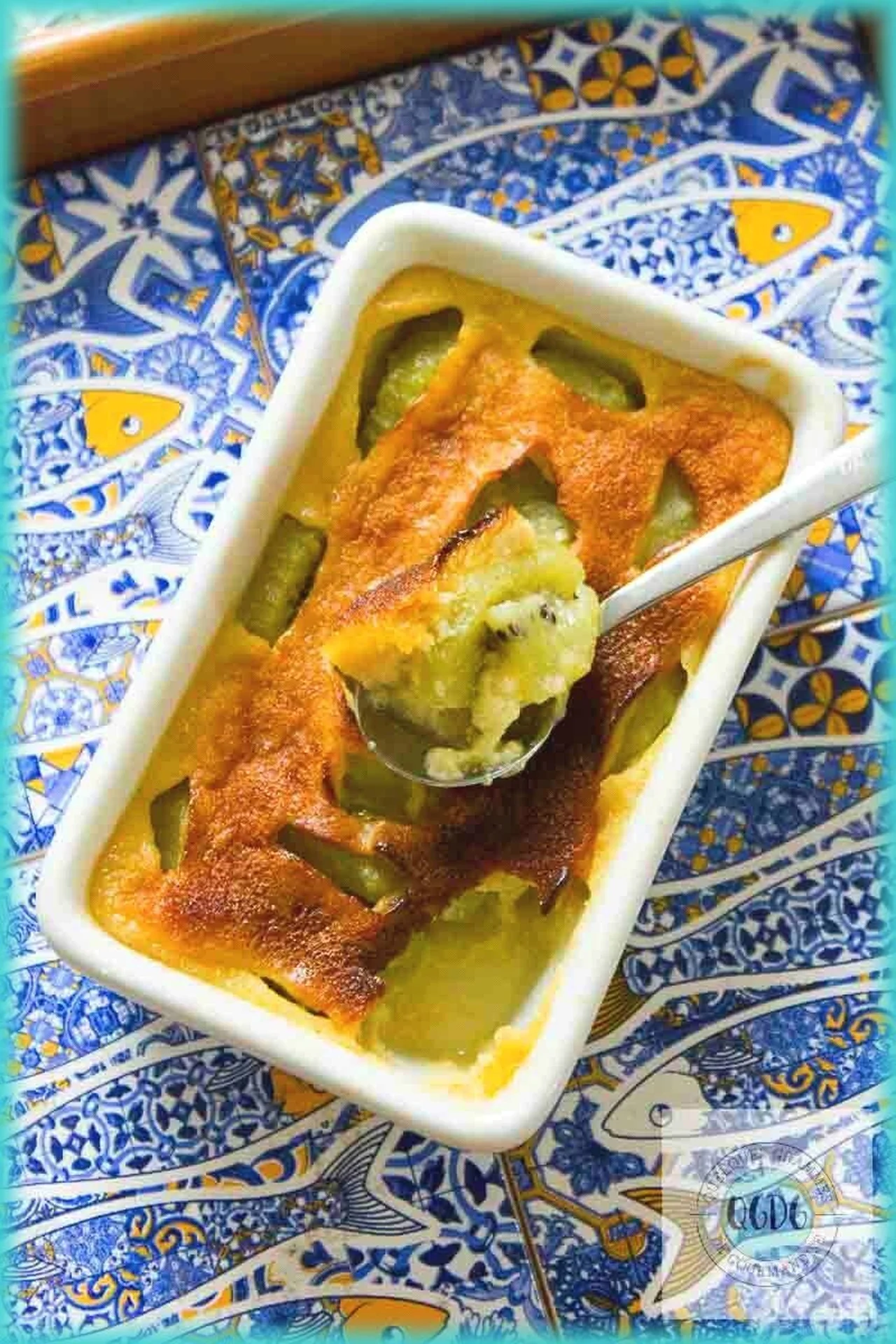 Clafoutis aux kiwis
