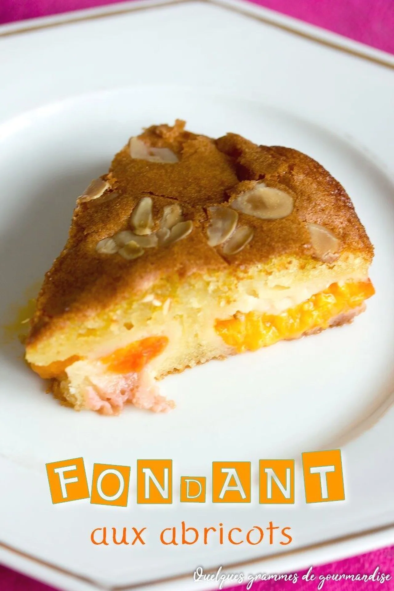 Fondant aux abricots