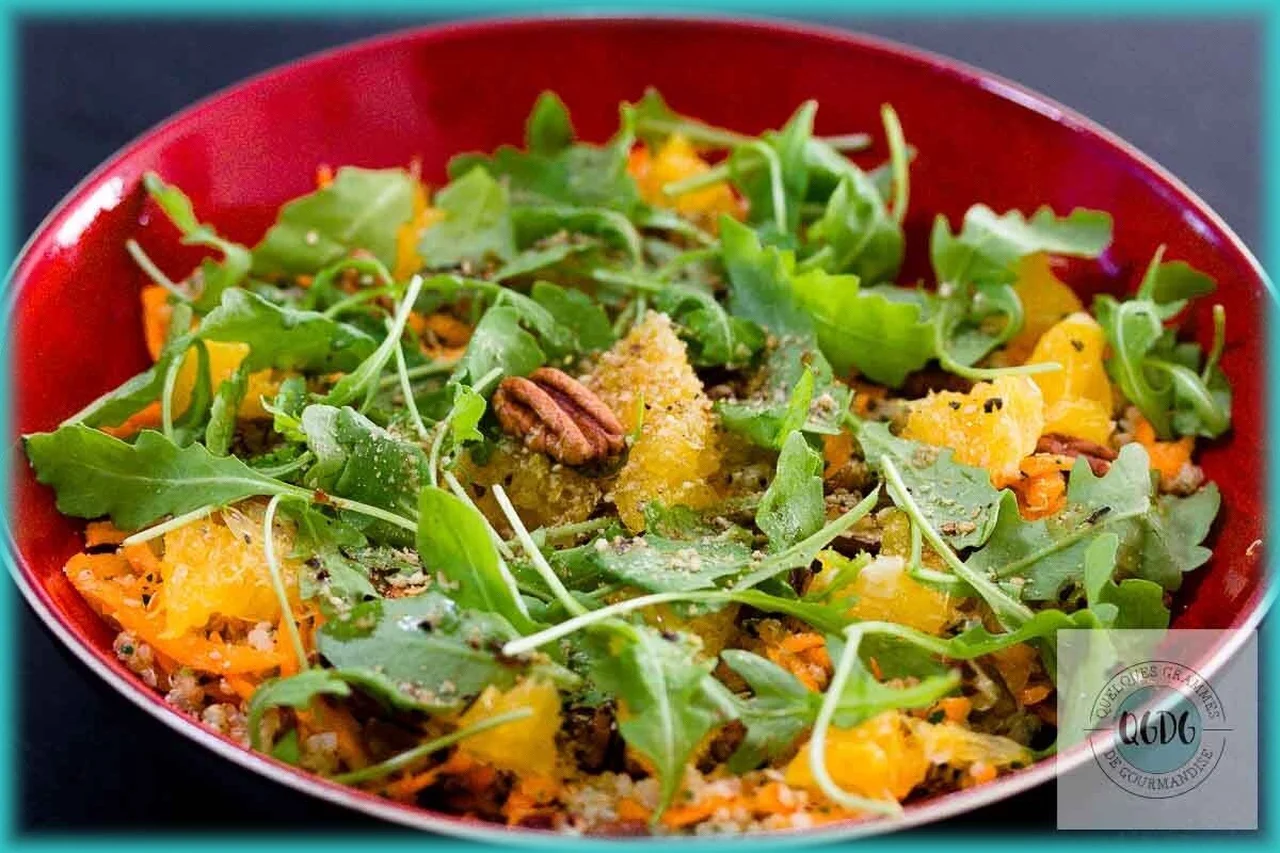 Salade de quinoa et carotte à l'orange