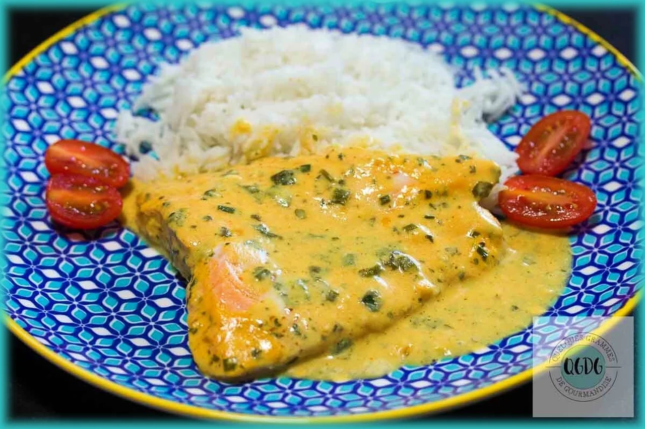 Saumon en sauce