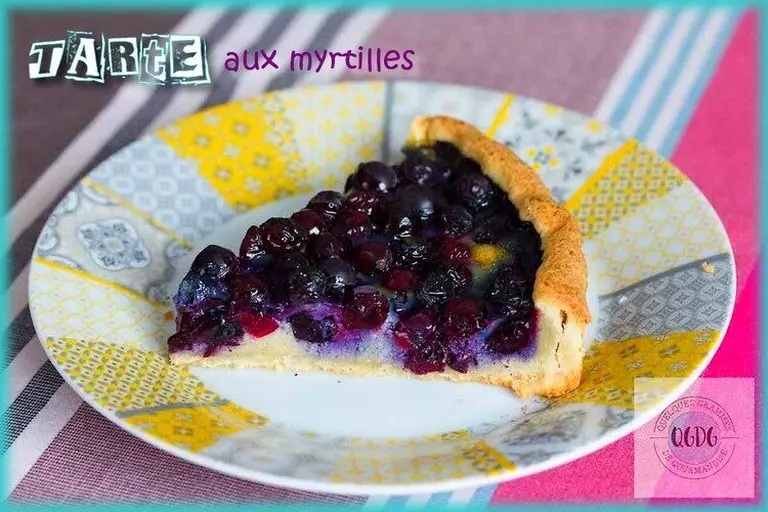Tarte aux myrtilles