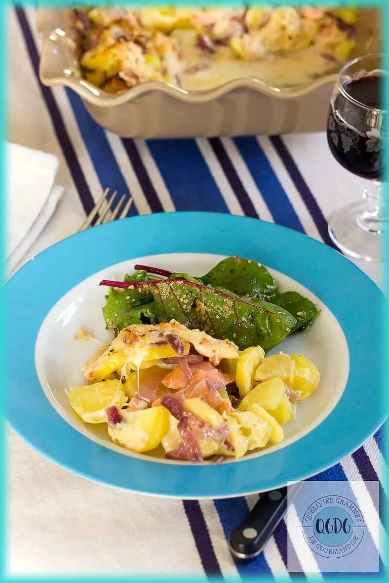 Tartiflette au saumon fumé