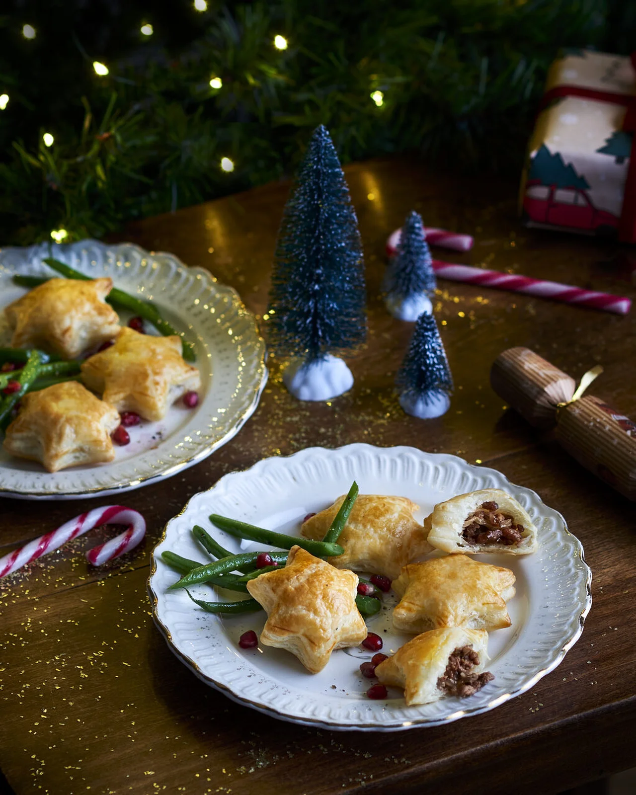 Petits feuilletés étoiles au bœuf