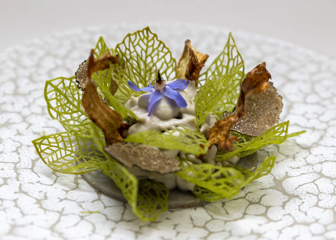 Artichaut croquant et truffe fraîche