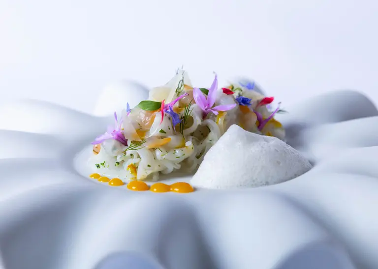 Seiche et tagliatelles de konjac
