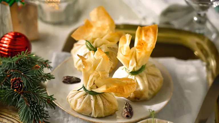 Aumônières aux émincés heura et champignons