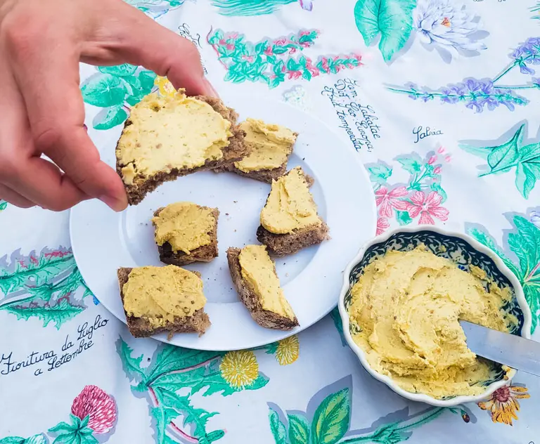 Houmous à l'italienne sans gluten