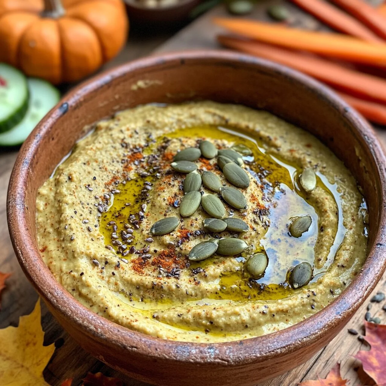 Dip à la citrouille et au tahini