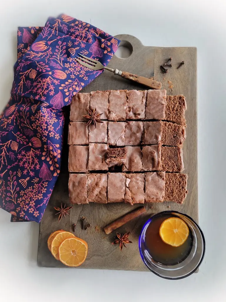 Moelleux au chocolat et au vin chaud