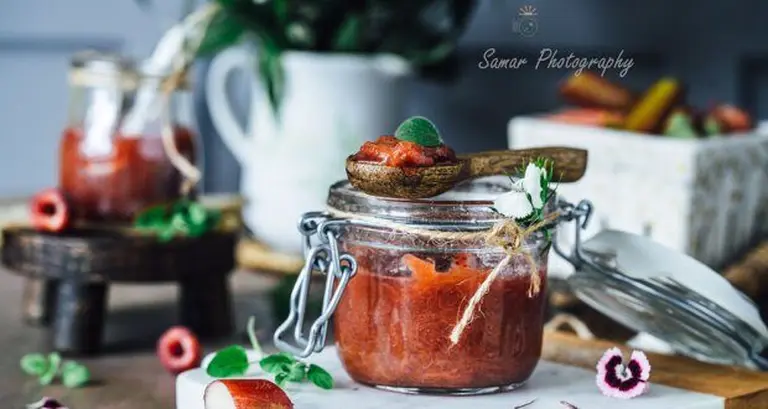 Confiture de rhubarbe