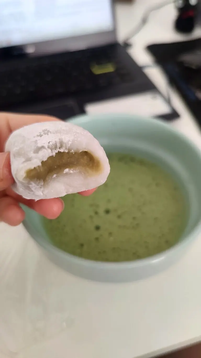 Mochi Daifuku fourré au shiroan maison