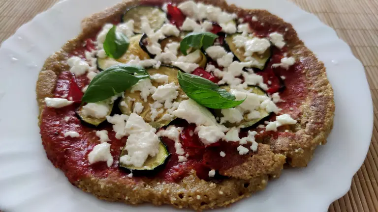 Pizza au quinoa sans gluten