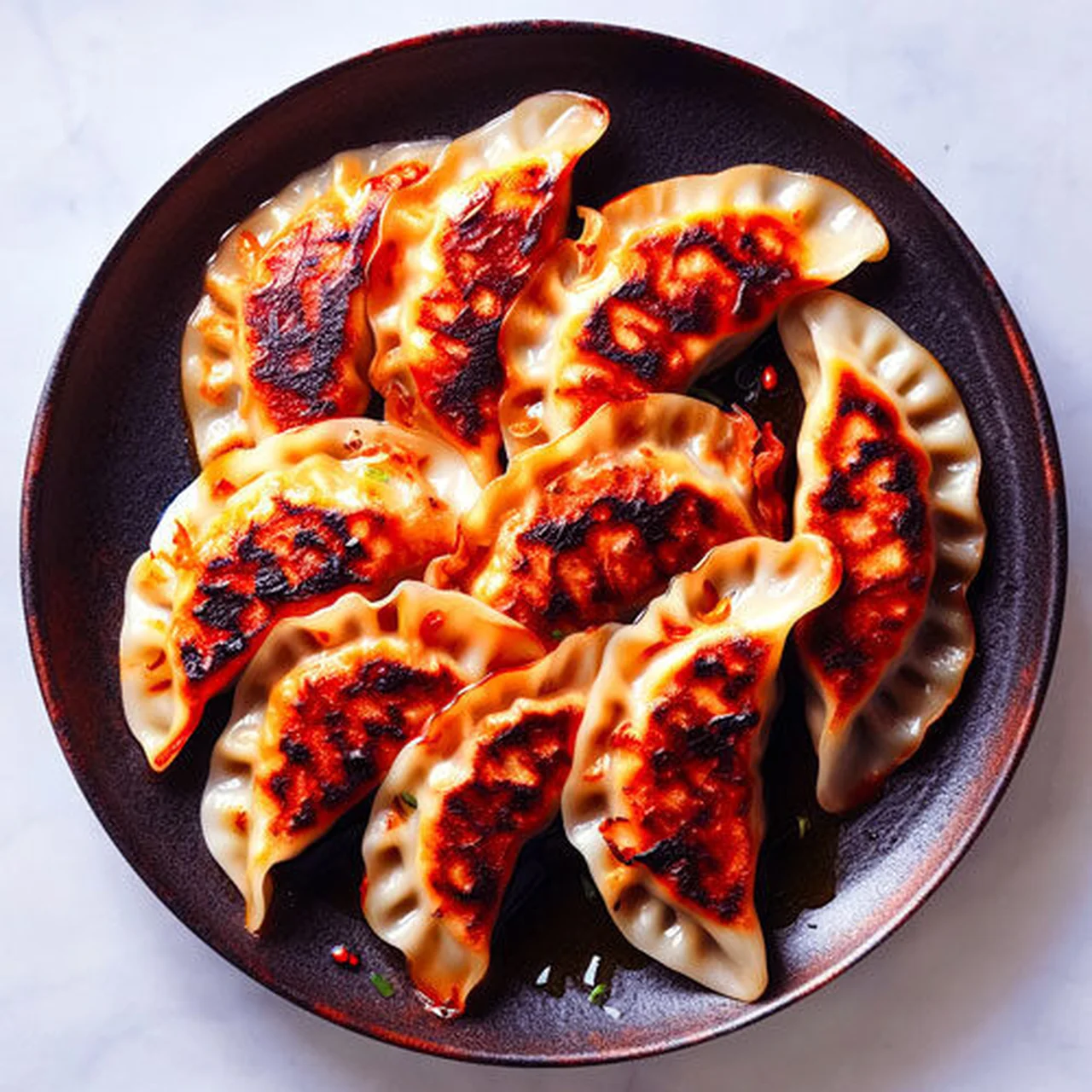 Gyoza au porc et au kimchi