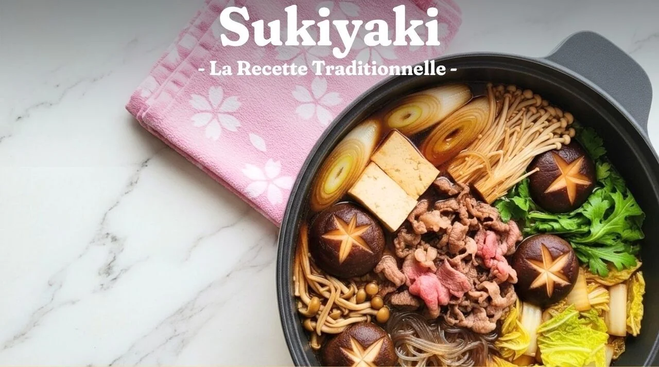 Sukiyaki traditionnel japonais