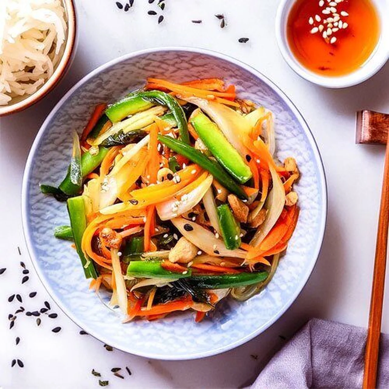 Yasai Itame aux pois gourmands