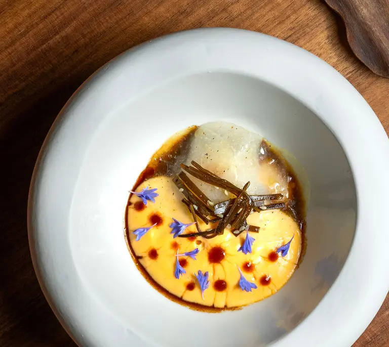 Chou rave cocktail, crevettes et sauce cocktail