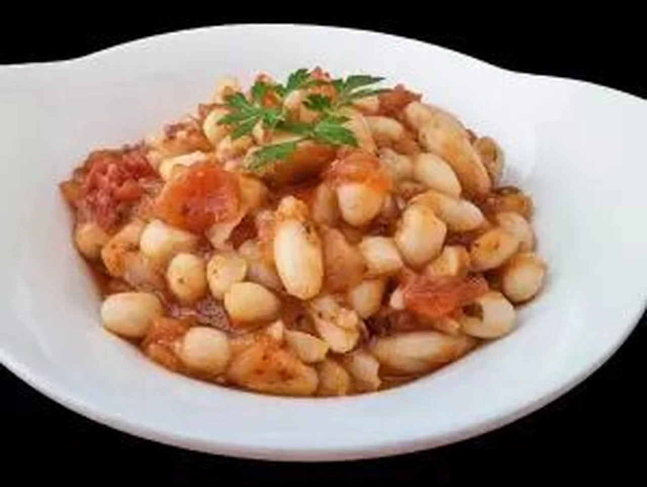 Haricots blancs à la sauce tomate