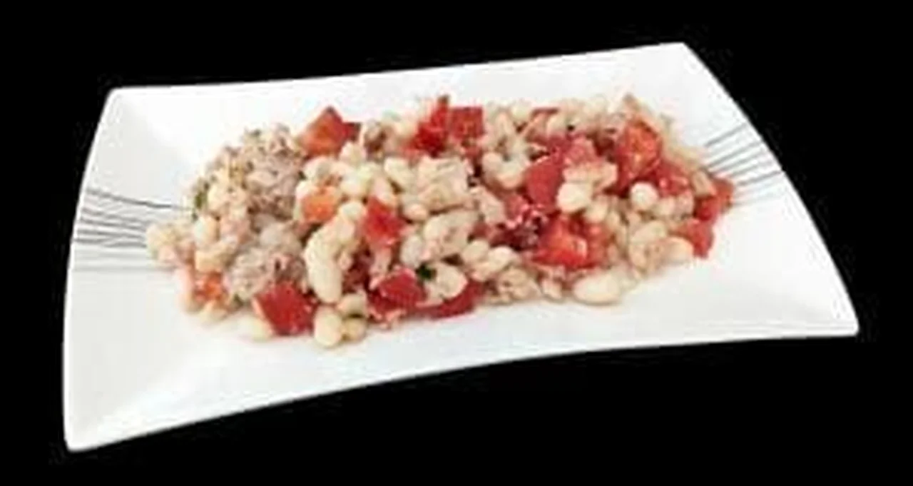 Haricots blancs en salade