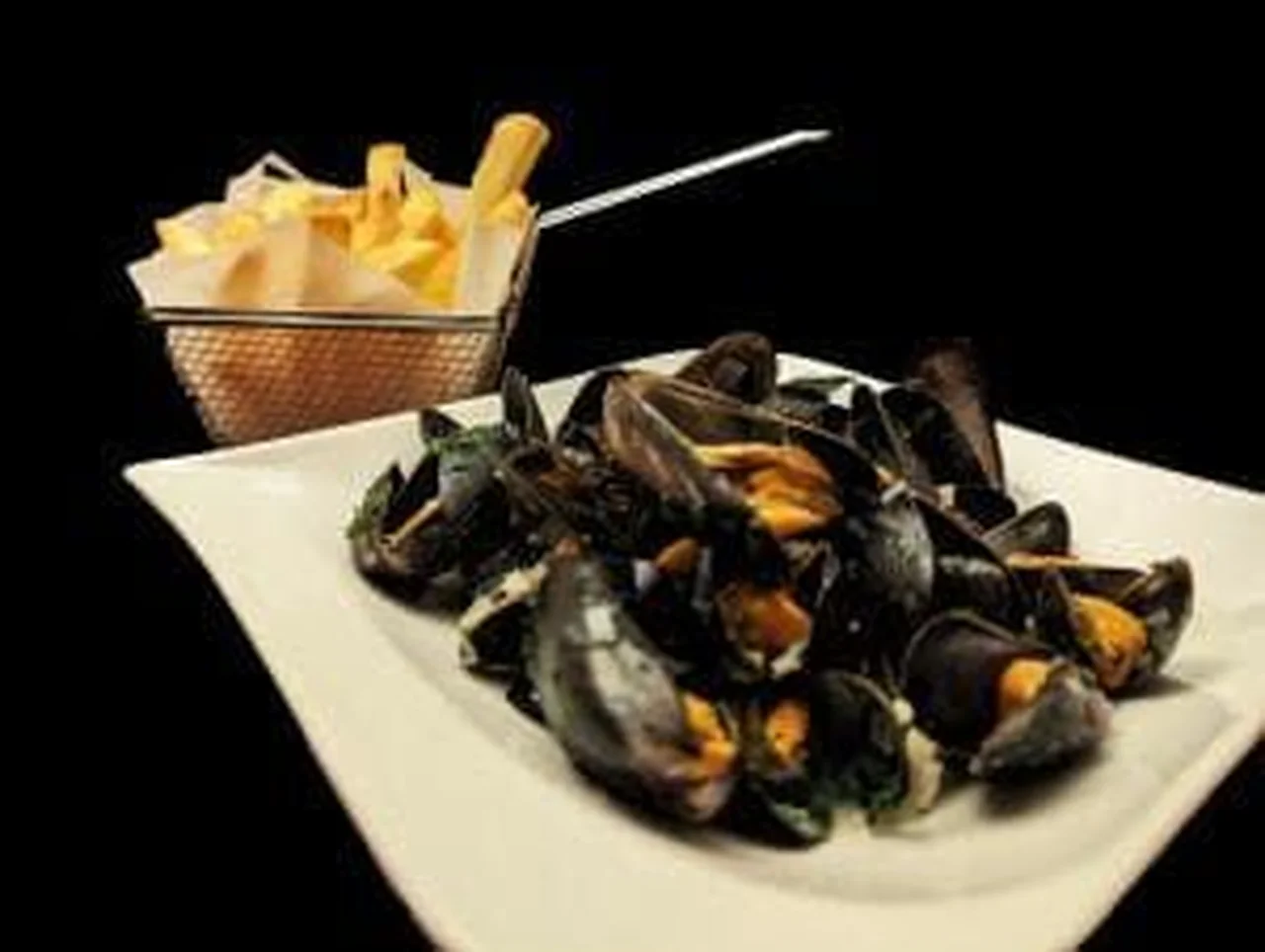 Moules frites maison