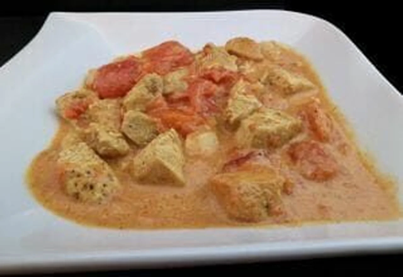 Poulet au curry et lait de coco