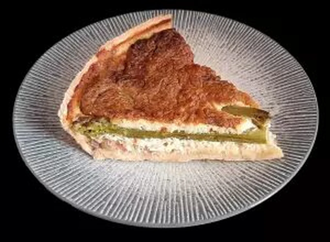Quiche aux asperges vertes