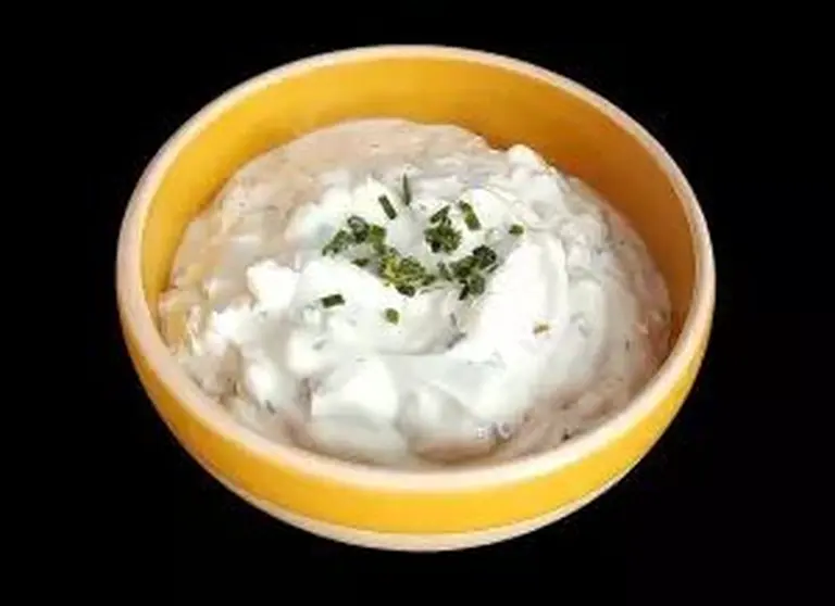 Sauce fromage blanc et ciboulette