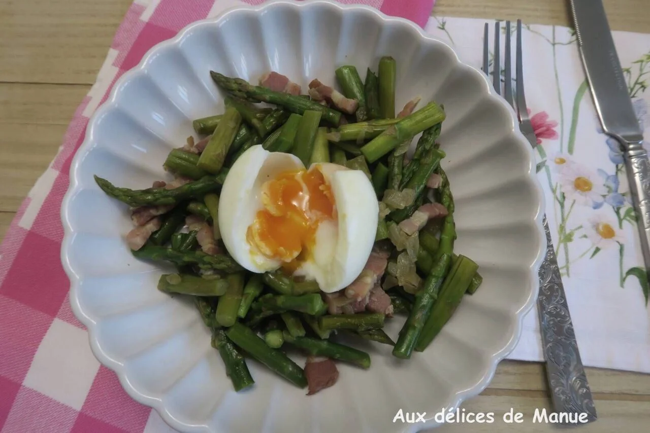 Fricassée d'asperges vertes de Christian Constant